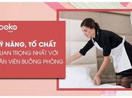 Nhân viên buồng phòng khách sạn